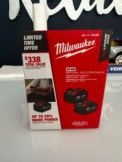 Milwaukee M18 red lithium