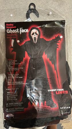 Kids ghost face costume