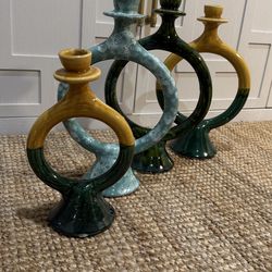 Handmade candle holder