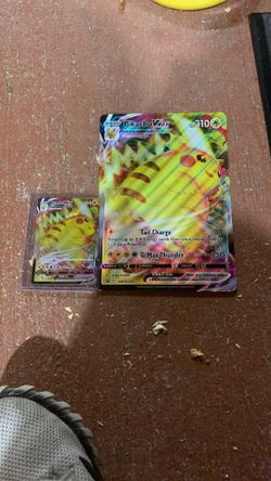 Pickachu vmax big one and small one