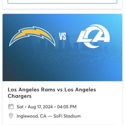 Chargers VS Rams