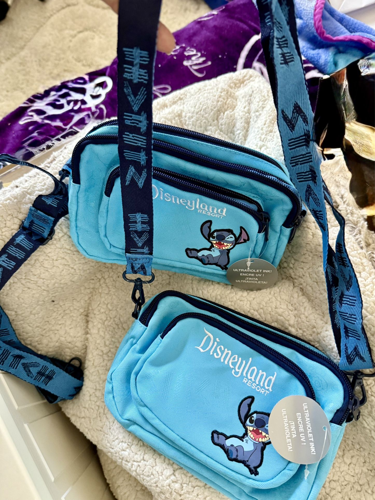Disney Stitch Convertible Crossbody/Belt/Waist Bag