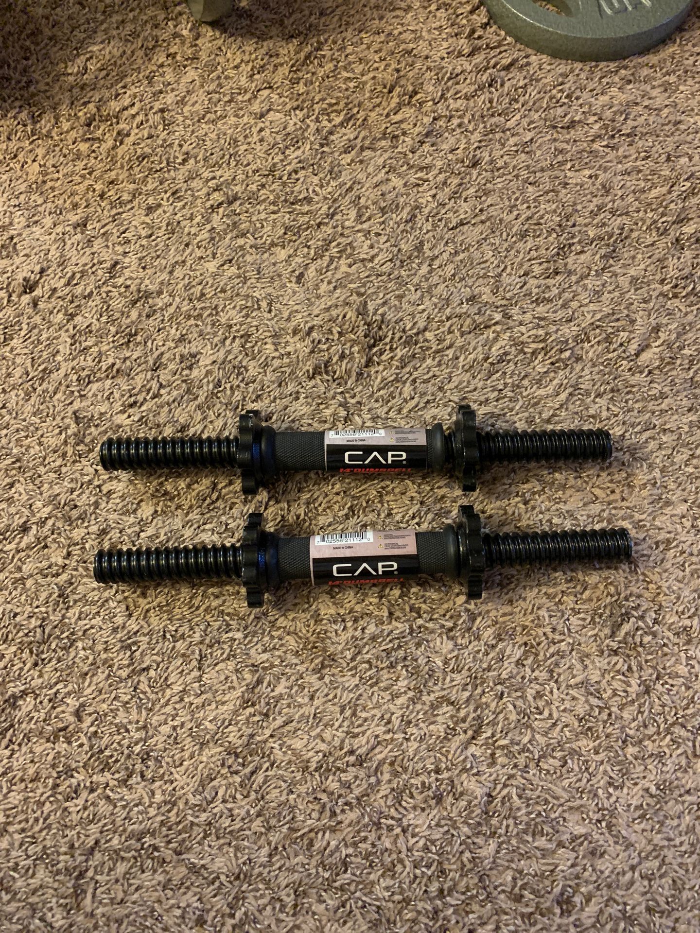 2/CAP 14”DUMBBELL HANDLE