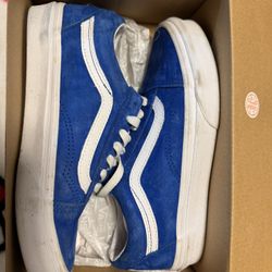 Blue Vans 