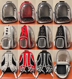 NEW Clear Bubble Pet Carrier Backpack – Cat/Small Dog – Multiple Colors