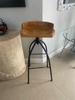 Industrial Style Bar Stools (2)