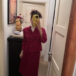 Women's  Two-Piece Skirt Suit Set 1950s