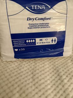  TENA Dry Comfort  Incontinence Underwear, Moderate Absorbency, Unisex