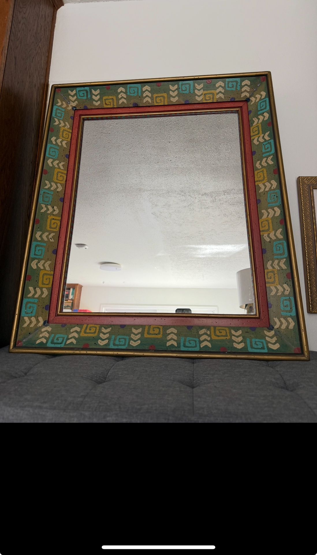 David Marsh Mirror furniture made in Houston TX One is from 2002 and one from 2003