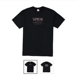 Supreme Anno Domini Tee Black