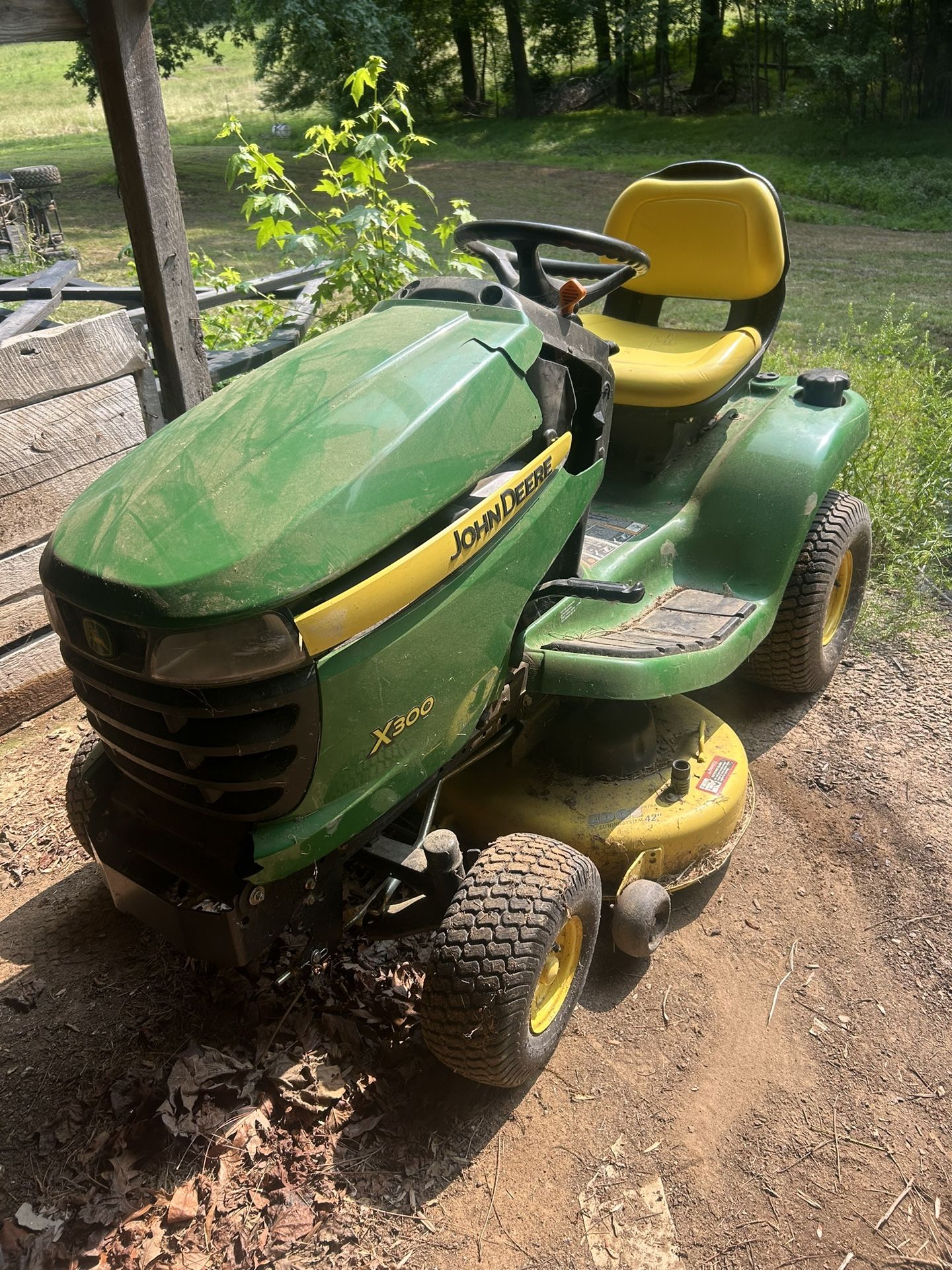 John Deere X300 Mower + Trailer - $950 - OBO - Quick Sale