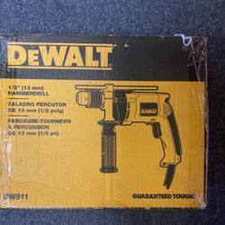DeWALT DW511 120V 7.8Amp Single Speed 1/2" Corded Hammer Drill