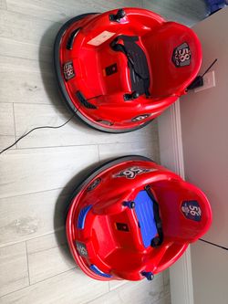 Kids Electric Bumper Cars – Set of 2