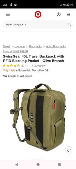 Swiss gear travel backpack