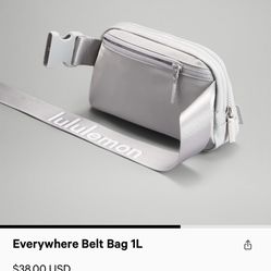 Silver Drop Lululemon Belt Bag