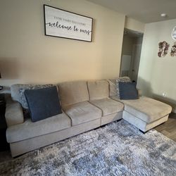 Left Facing Sectional Couch 
