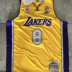 Size XL - Kobe Bryant #8 NBA Lakers Jersey