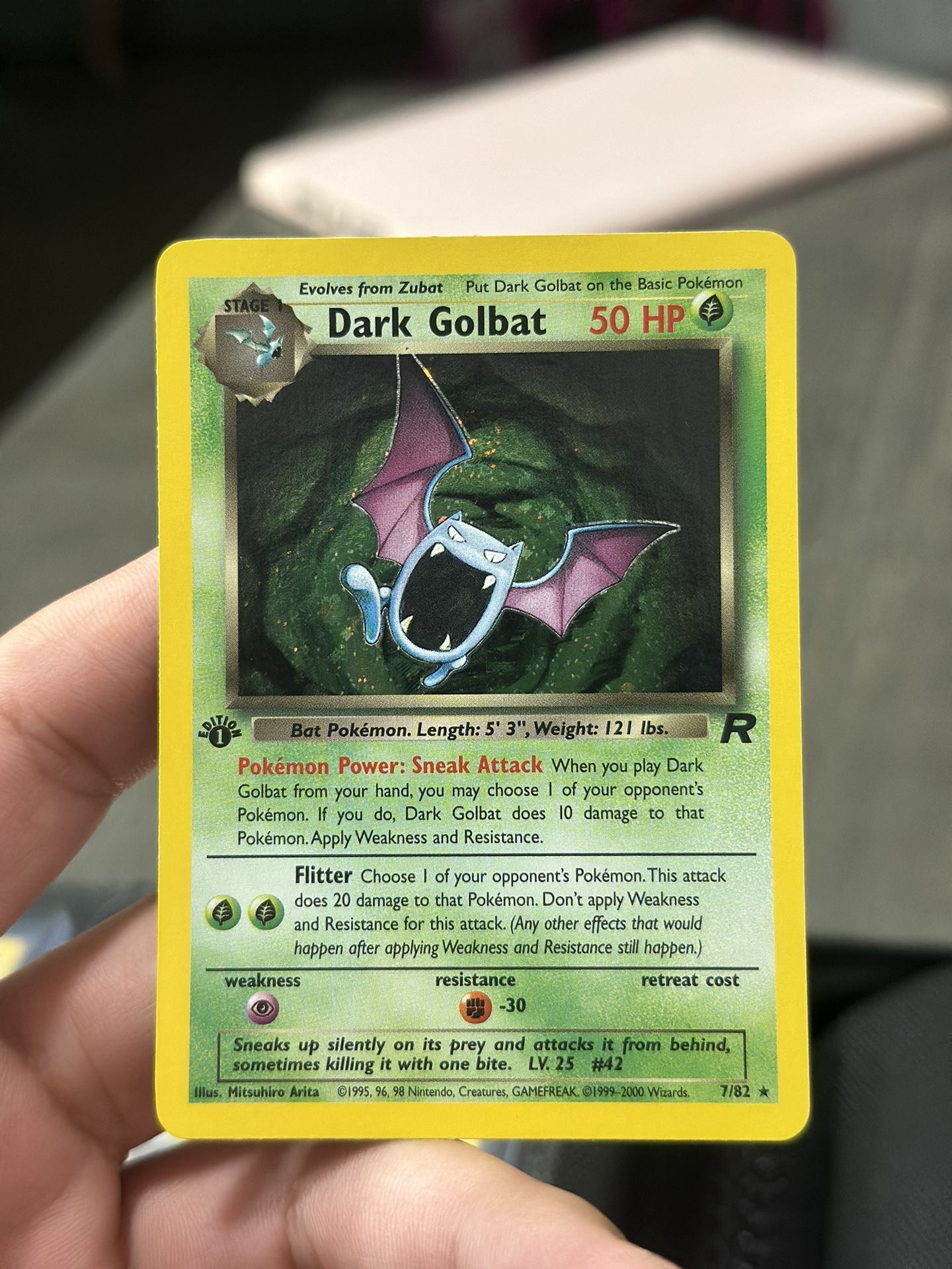 Dark Golbat 1st Edition Holo