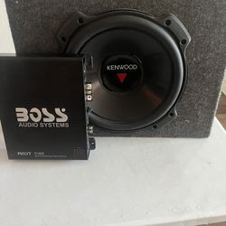 Subwoofer And Amp Package