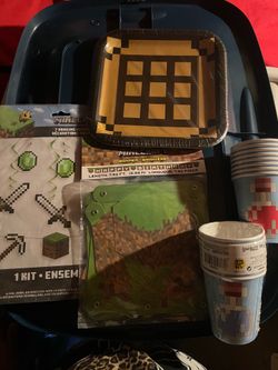 Minecraft party supplies