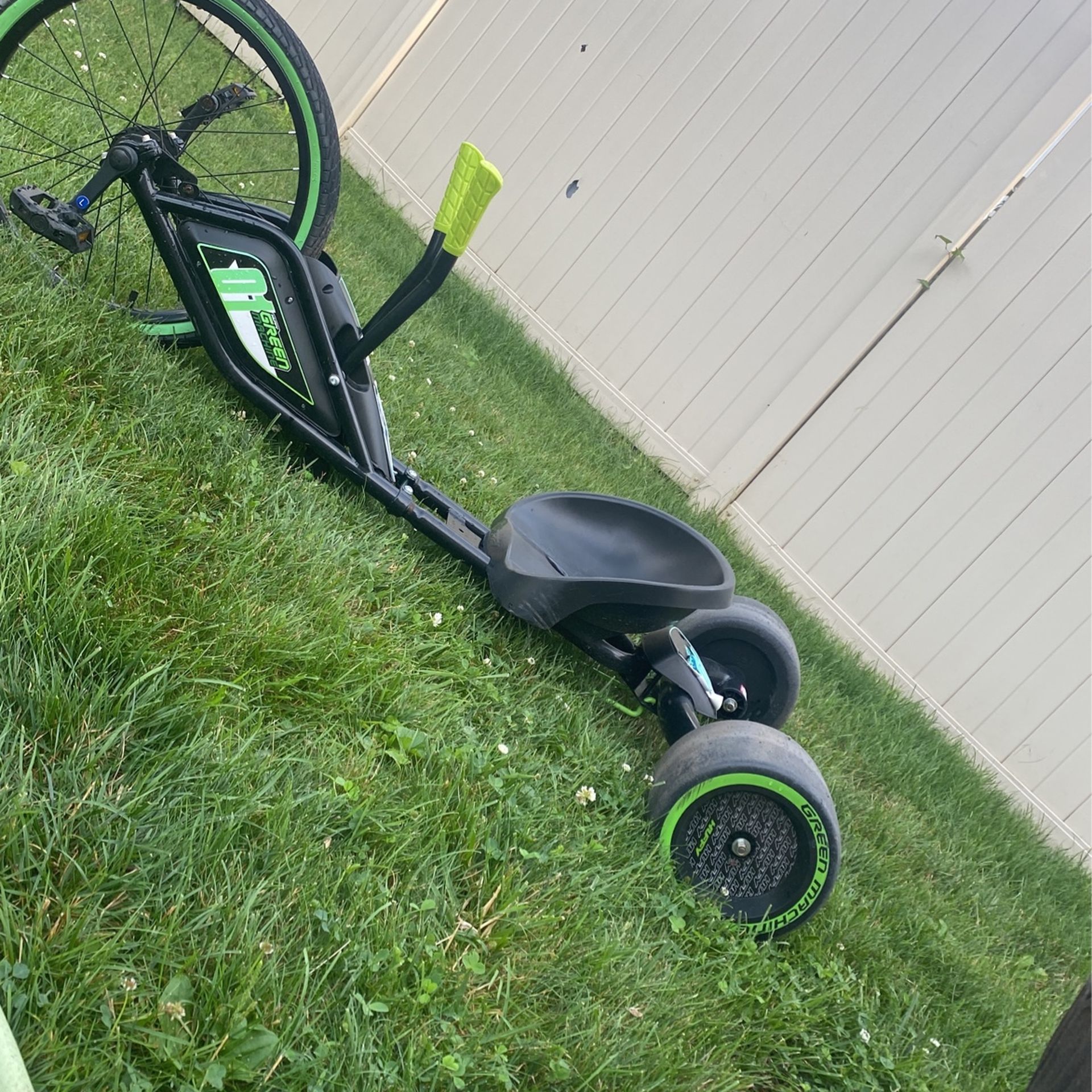 green machine 3 wheel bike