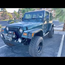 Jeep Wrangler TJ Front Bumper And Winch Plate (no Winch)