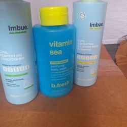 Imbue And Vitamin Sea Bodywash Shampoo An Conditioner 