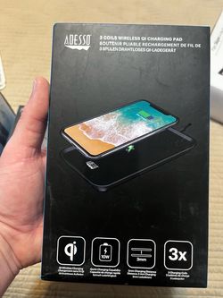 Adesso 3-Coil Wireless Qi Charging Pad