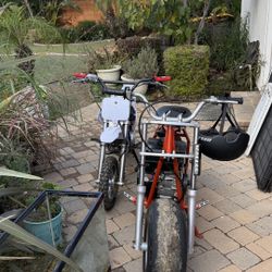 110 CC Race Engine SSR Knockoff (White Bike)