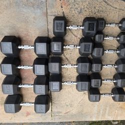Weight Rubber Dumbbells 