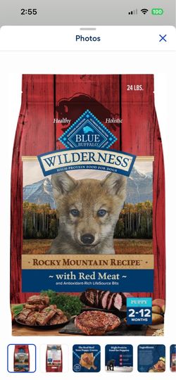 Blue Buffalo Wilderness Red Meats & Grains 24-lbs - Brand New Bag Sealed