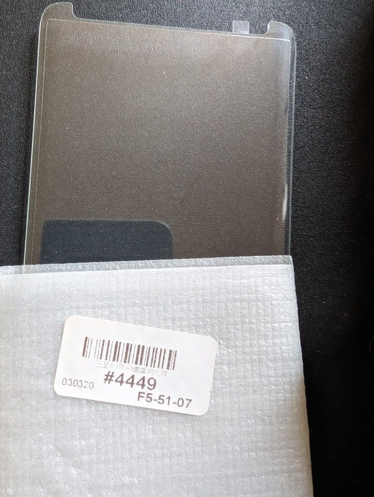New Cell Phone Galaxy Samsung S9 and A3 curved surface adhesive Hard Screen Protector.