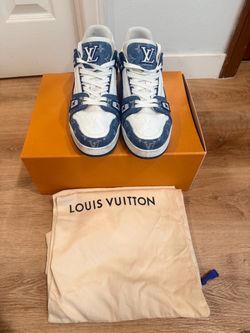 Louis Vuitton Denim Logo Trainers size 8.5
