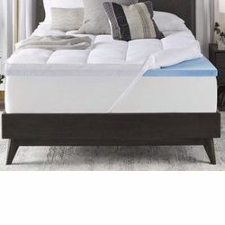 Memory Foam Mattress Topper Posturepedic New 20 Yr Warranty