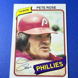 1980 TOPPS #540 PETE ROSE PHILLIES 
