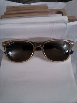 Ray•Ban RB2132 945/57 55∆18 3P Wayfarar Polarized NEW sunglasses