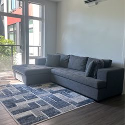 Gray Contemporary Sectional 