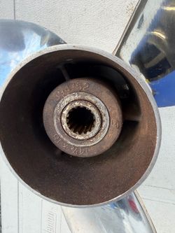 Stainless steel boat prop