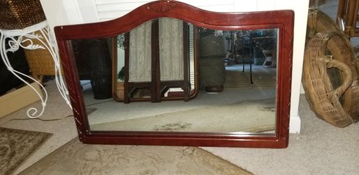 Mahogany Carved Mirror