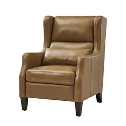 Wingback Armchair with Pillow by HULALA HOME - Camel