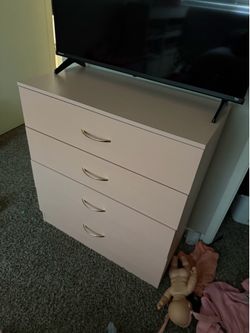 Pink dresser
