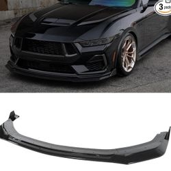 3 Pcs Front Bumper Lip for Ford Mustang S(contact info removed)-2025 GT/EcoBoost - NEW