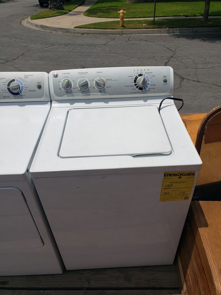 Ge Washer And Dryer Large Capicity