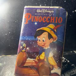 Pinocchio VHS 