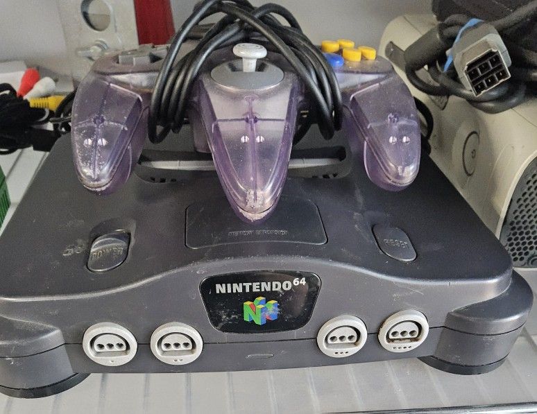 Tested with Warranty! Nintendo 64 N64 with cables and controller $100