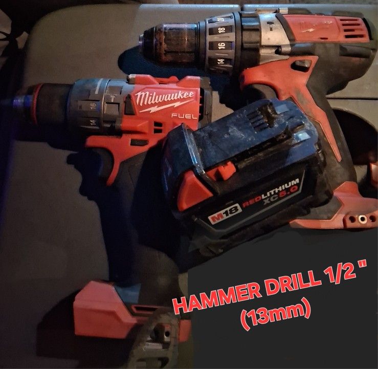 MILWAUKEE 1/2" HAMMER DRILL