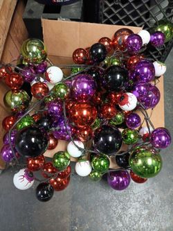 Halloween Ball Ornament Garland Decoration
