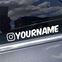 Car Decals / Vinyl Decals (Up to 12inch)