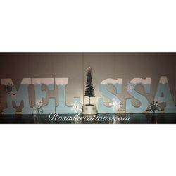 Wood letters candytable party decor