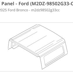 New Ford Bronco 2 Door Hard Top